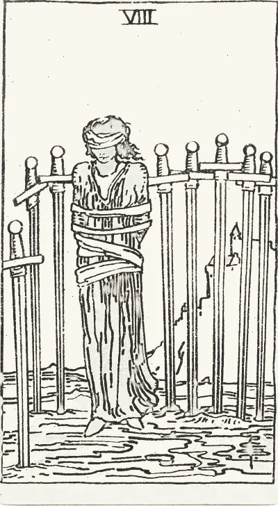 Eight of Swords tarot card