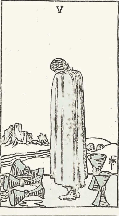 Five of Cups tarot card
