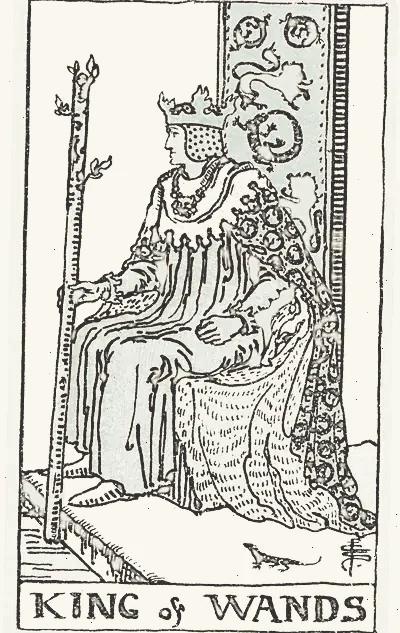 King of Wands tarot card