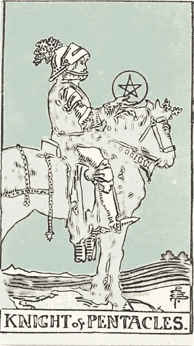 塔罗牌：星币骑士