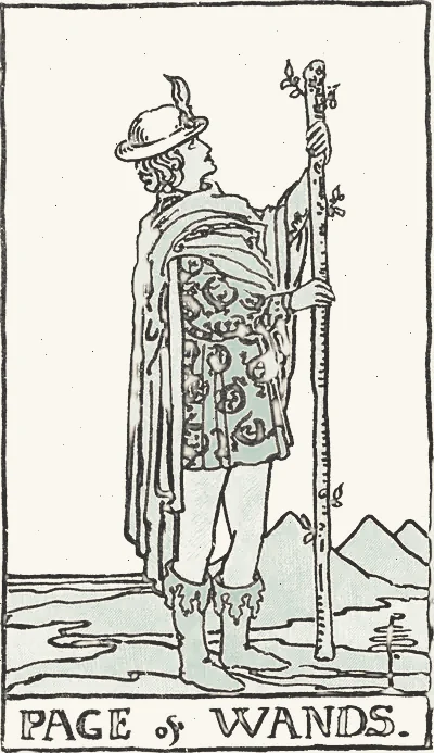 Page of Wands tarot card