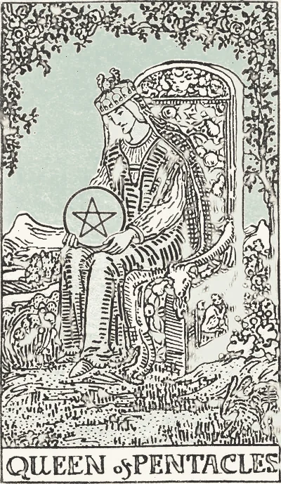 Queen of Pentacles tarot card