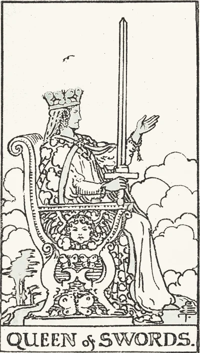 Queen of Swords tarot card