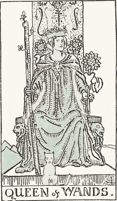 Queen of Wands tarot card