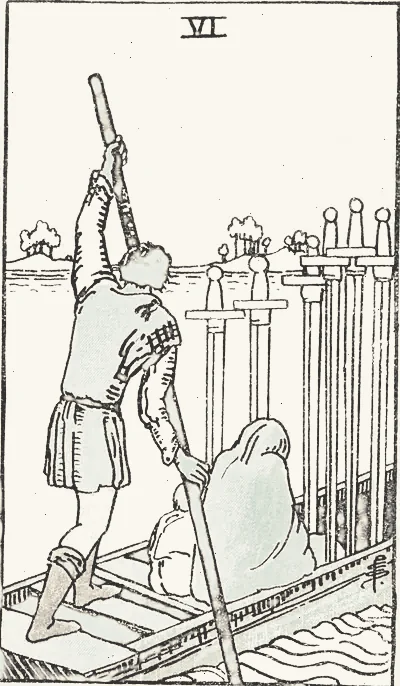 Six of Swords tarot card