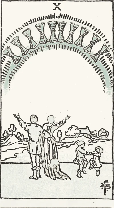 Ten of Cups tarot card