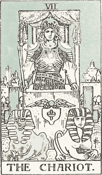 The Chariot tarot card
