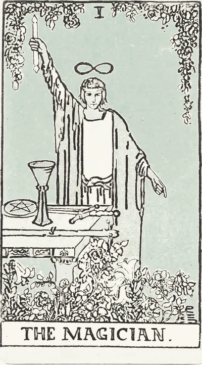 The Magician tarot card