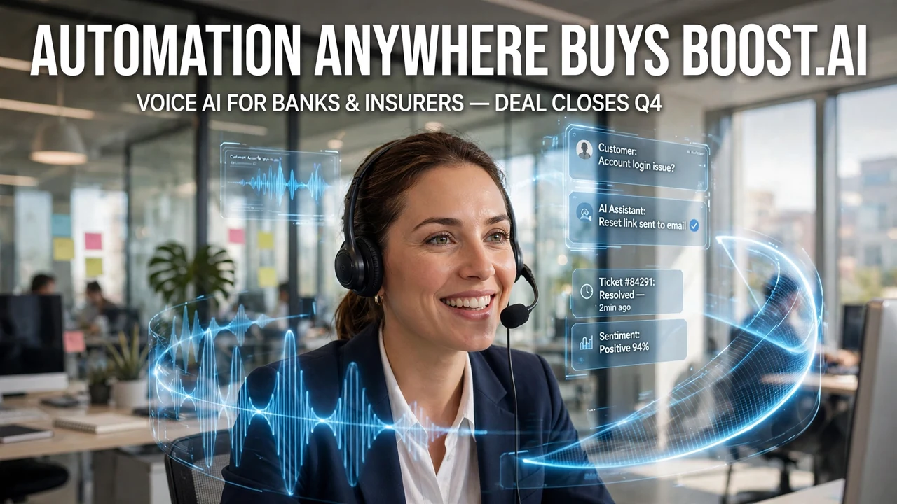 Automation Anywhere 收购语音 AI 公司 Boost.ai：一年内第二次 AI 收购