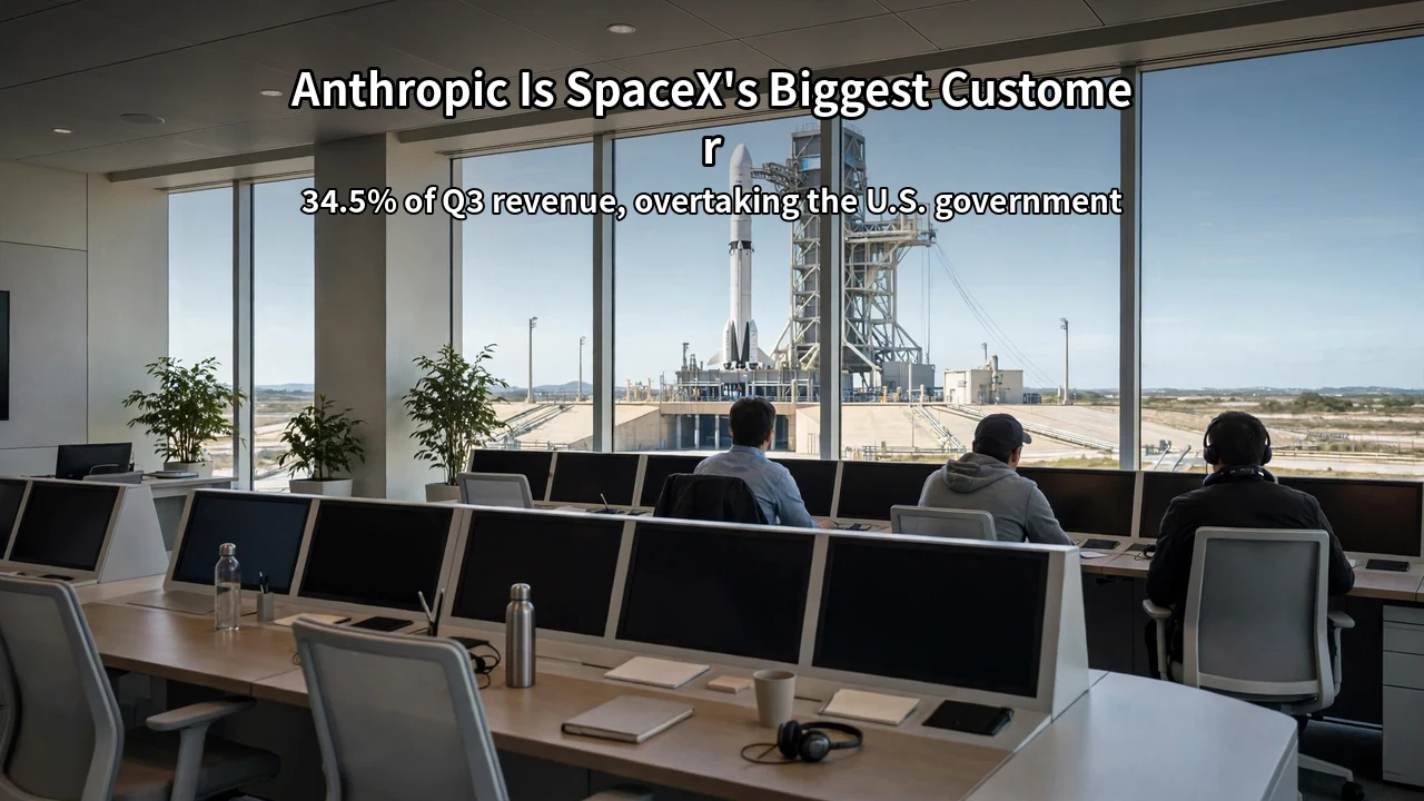 A sunlit launch site and mission control room with a rocket on the pad