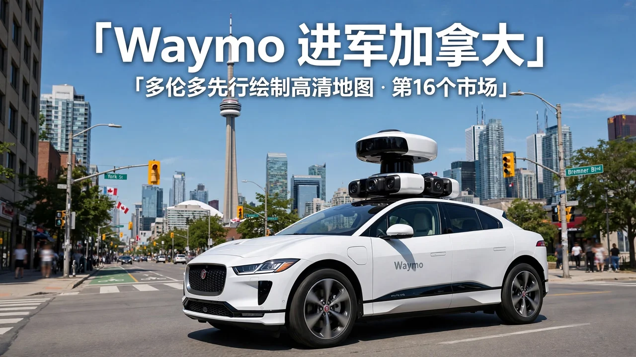 Waymo 进军加拿大封面：多伦多街头的自动驾驶汽车