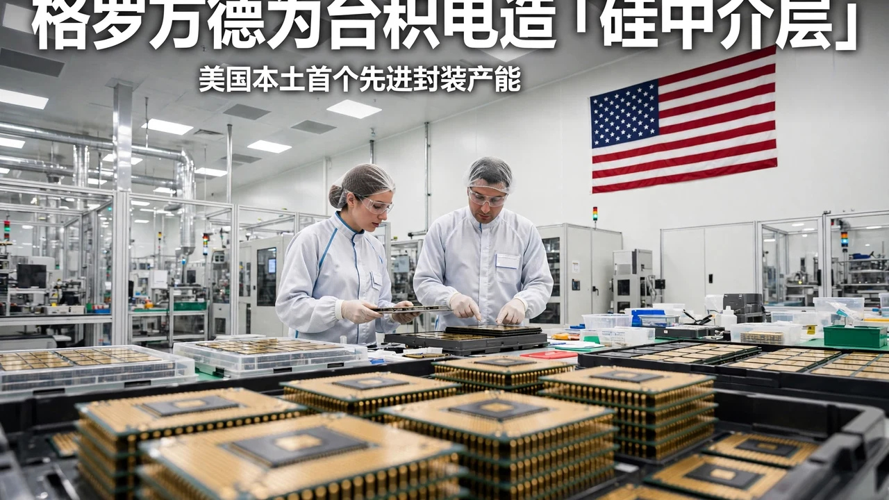 格罗方德拿下台积电 5 年大单：在纽约造 AI 芯片关键部件「硅中介层」