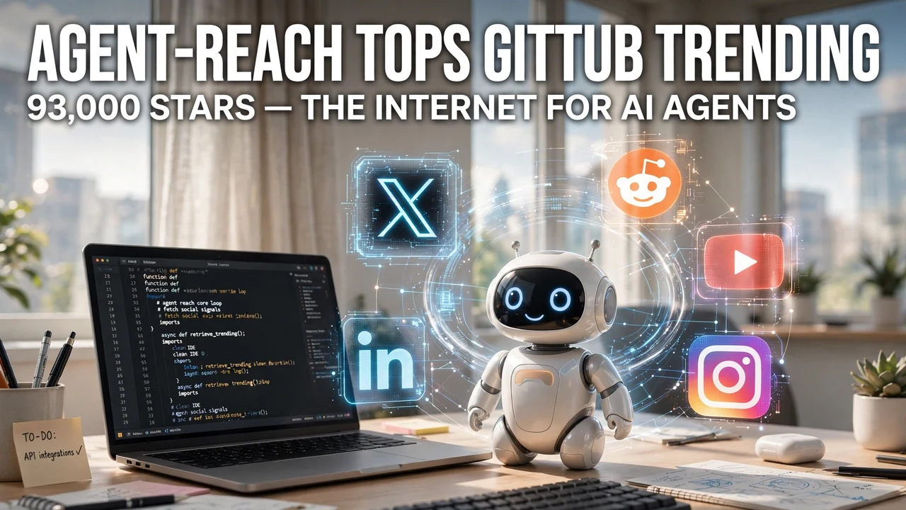Agent-Reach 登顶 GitHub 日榜：让 AI Agent 读写 X、Reddit 等平台