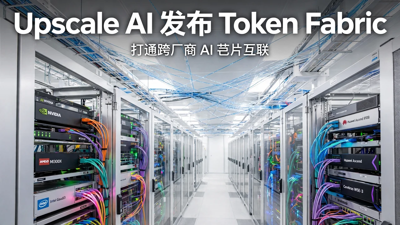英伟达加持的 Upscale AI 发布 Token Fabric：打通跨厂商 AI 芯片互联