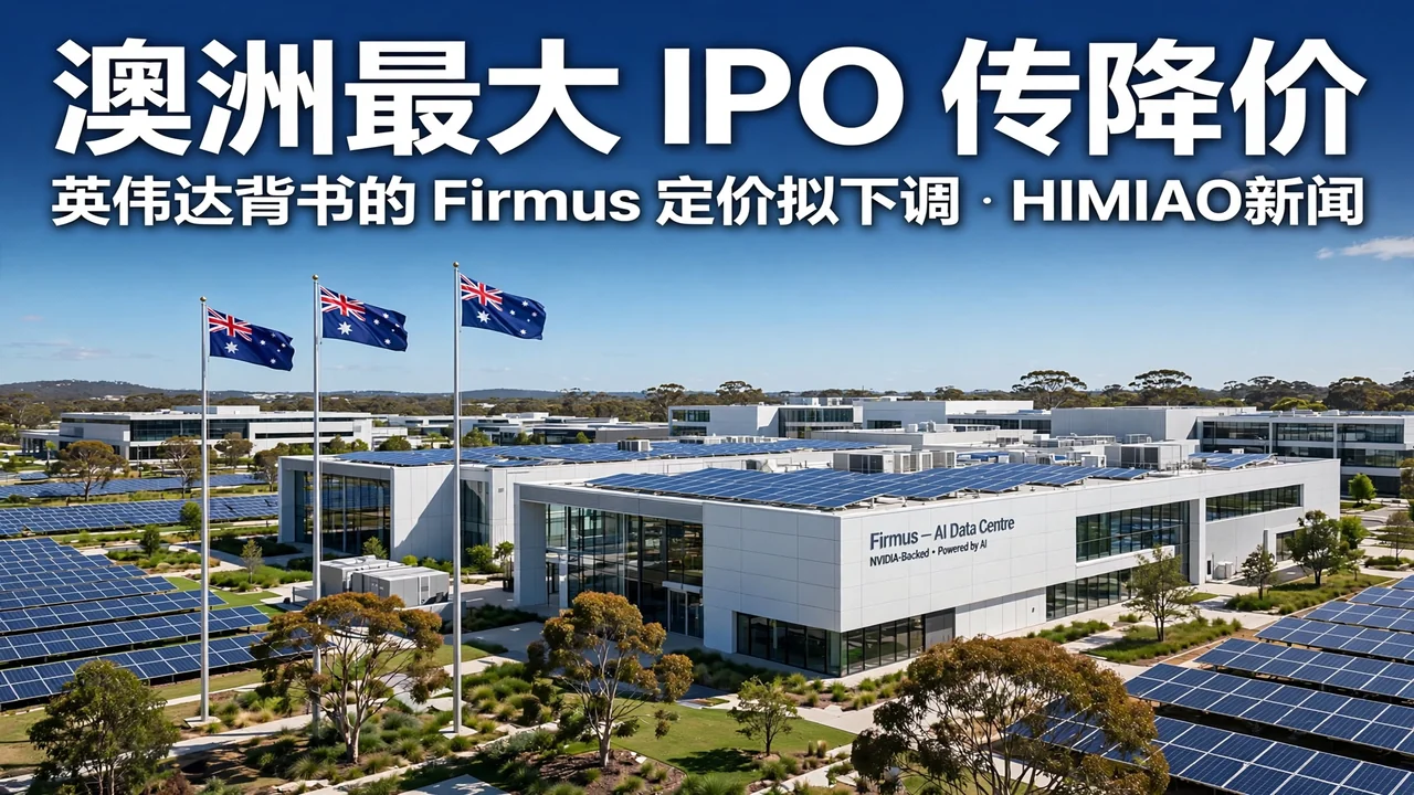 英伟达背书的澳洲数据中心商 Firmus 传下调 50 亿美元 IPO 定价