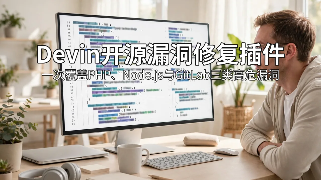 Engineer reviewing code on a monitor in a sunny office