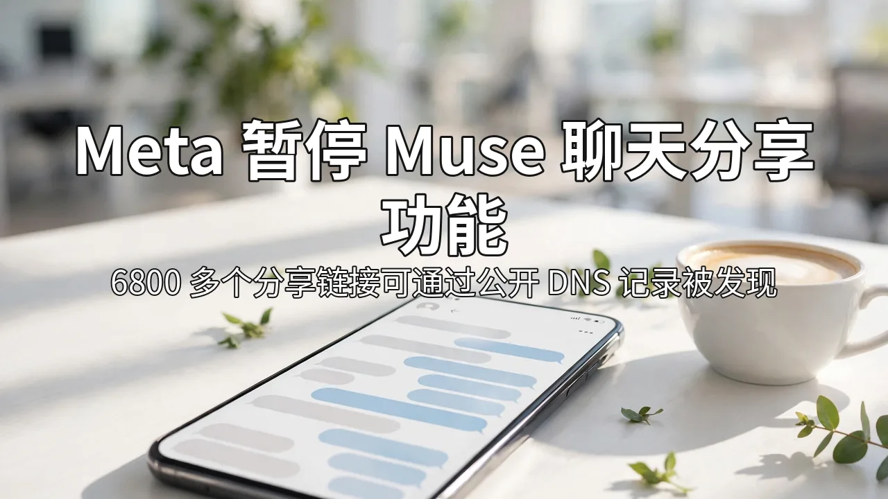 阳光下的手机聊天界面与咖啡