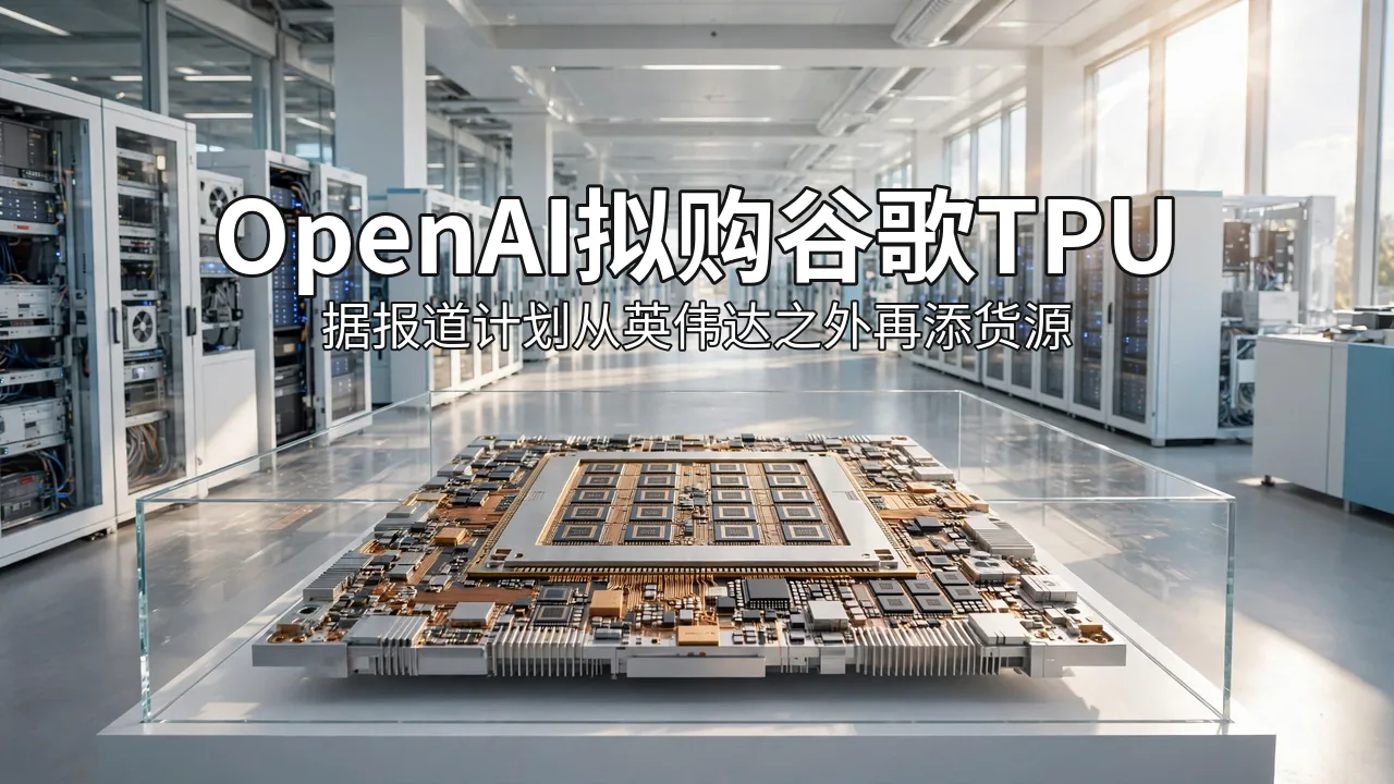 据报道 OpenAI 计划购买谷歌 AI 芯片 TPU