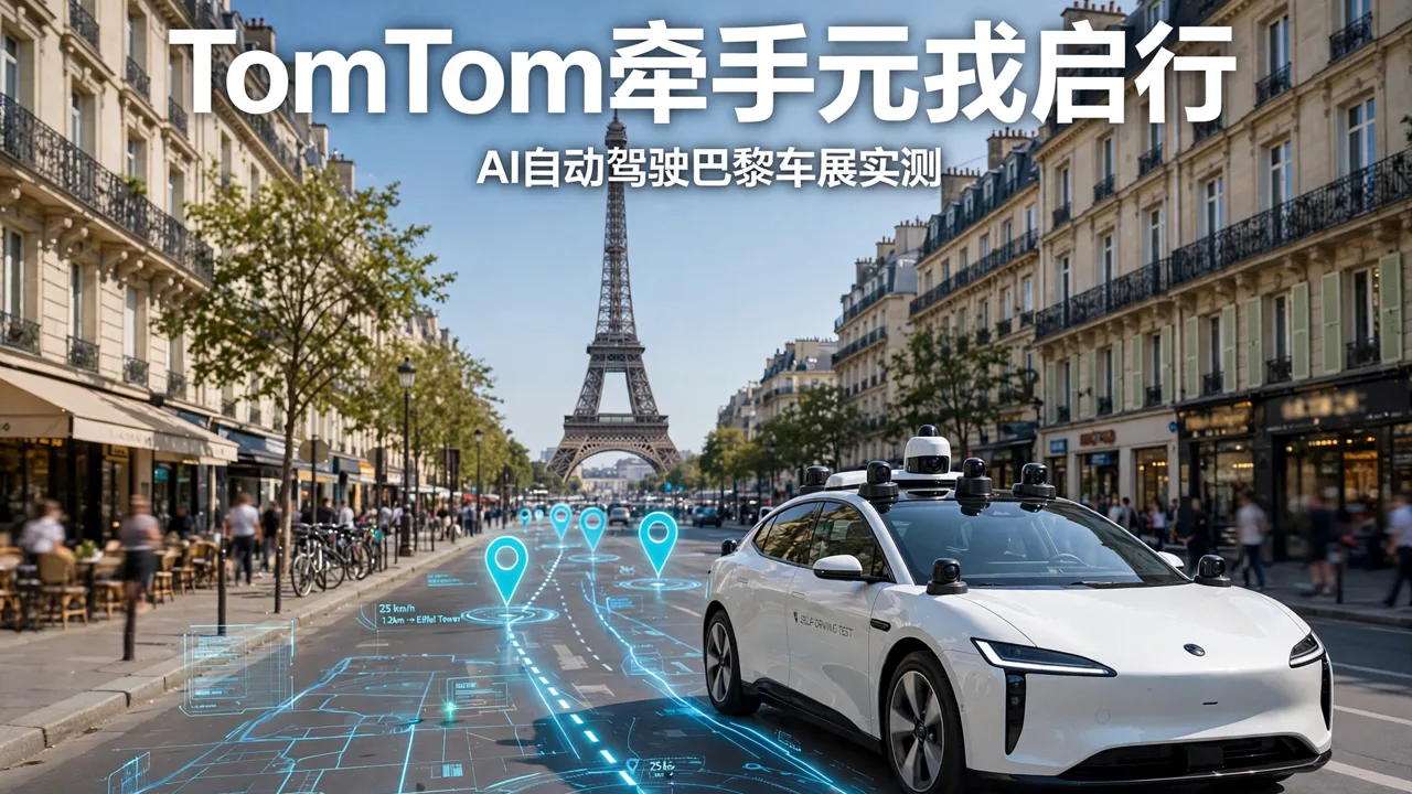 TomTom and DeepRoute.ai Sign Deal on AI Automated Driving, With an Open-Road Demo at the Paris Motor Show