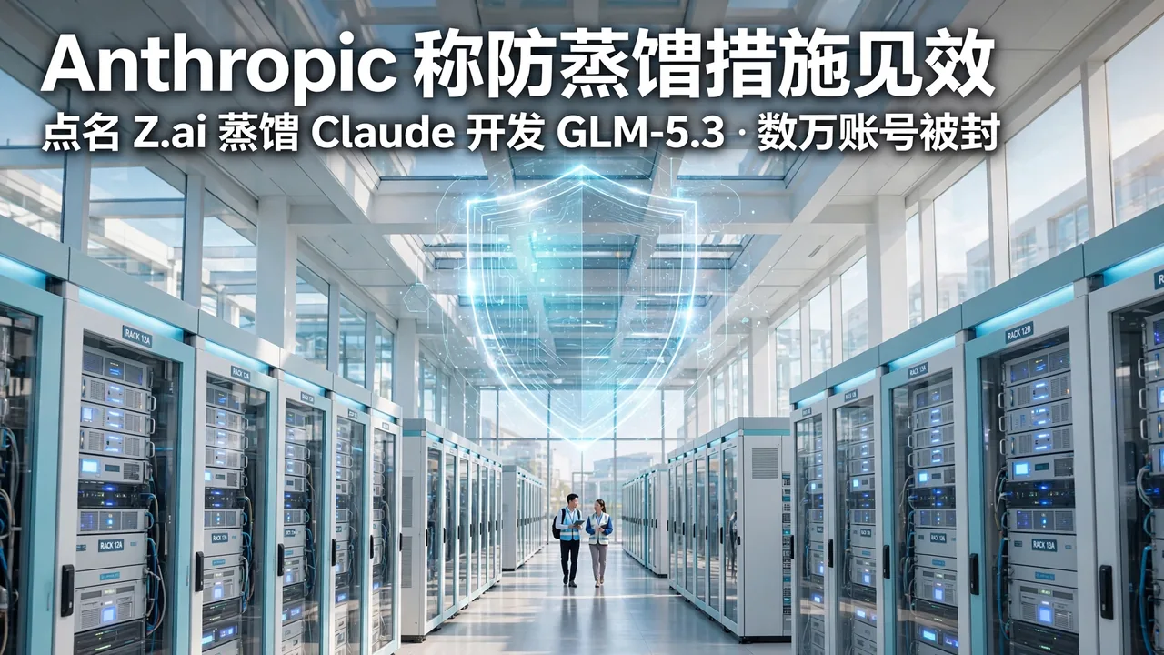 Anthropic 称防蒸馏措施见效：蒸馏攻击取数下降九成以上
