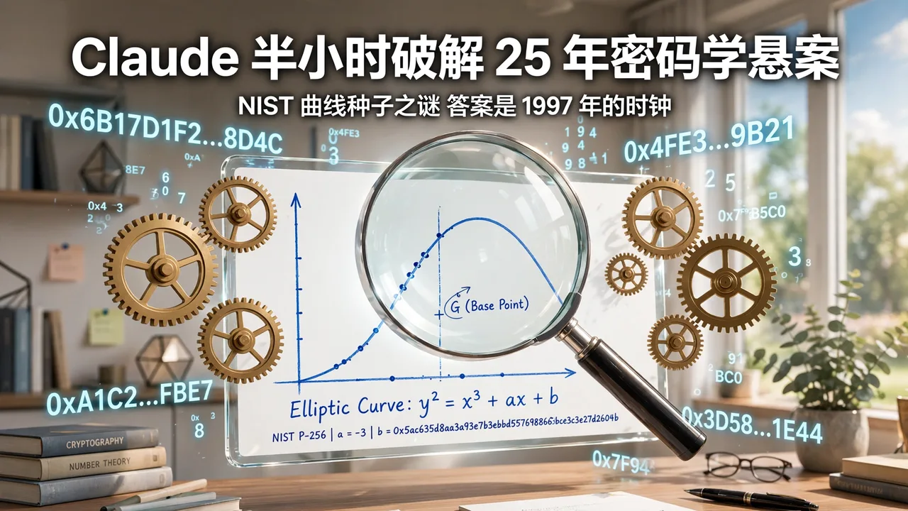 Claude Cracks 25-Year Cryptography Mystery in Half an Hour: NIST Curve Seeds Came From a 1997 Clock