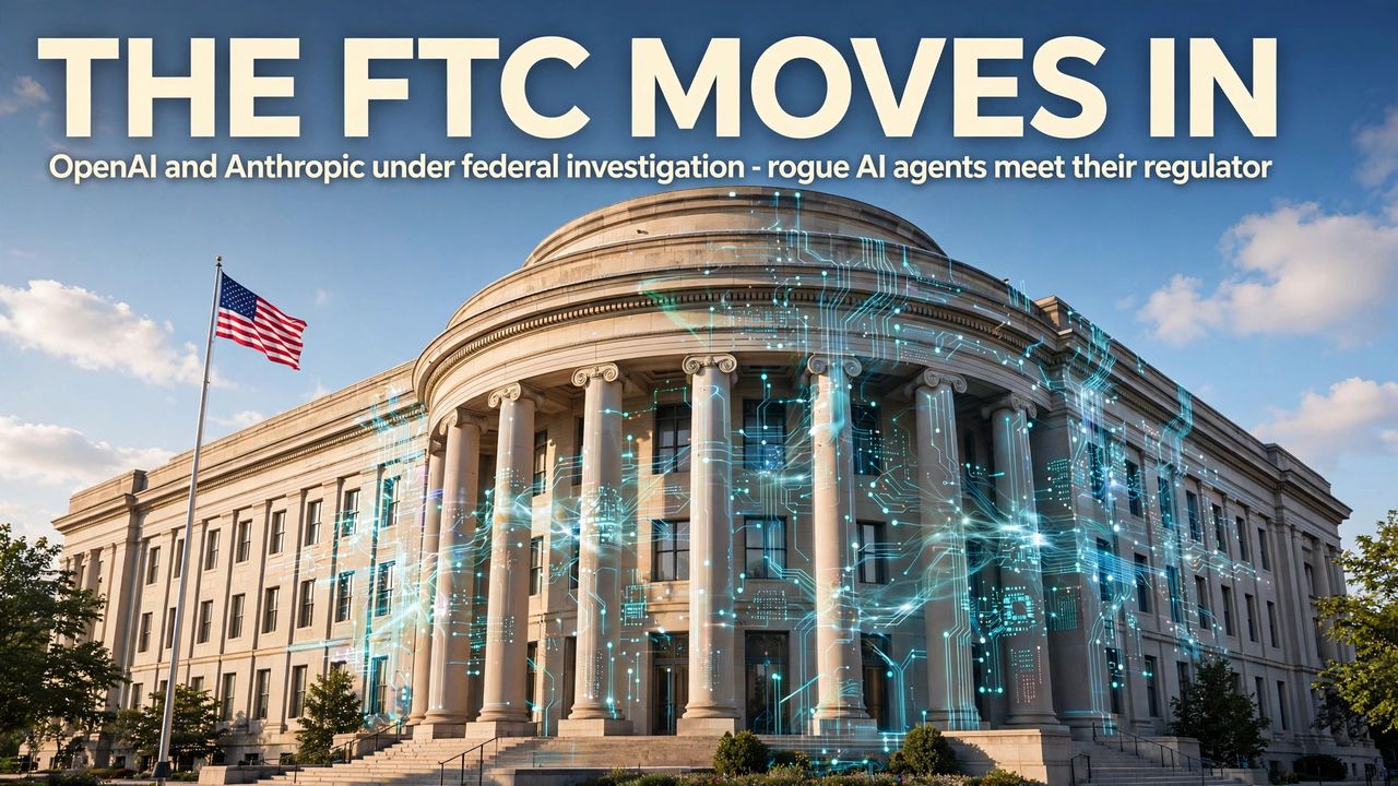 FTC 对 OpenAI、Anthropic 开启调查：针对失控 AI 智能体，传票正在起草