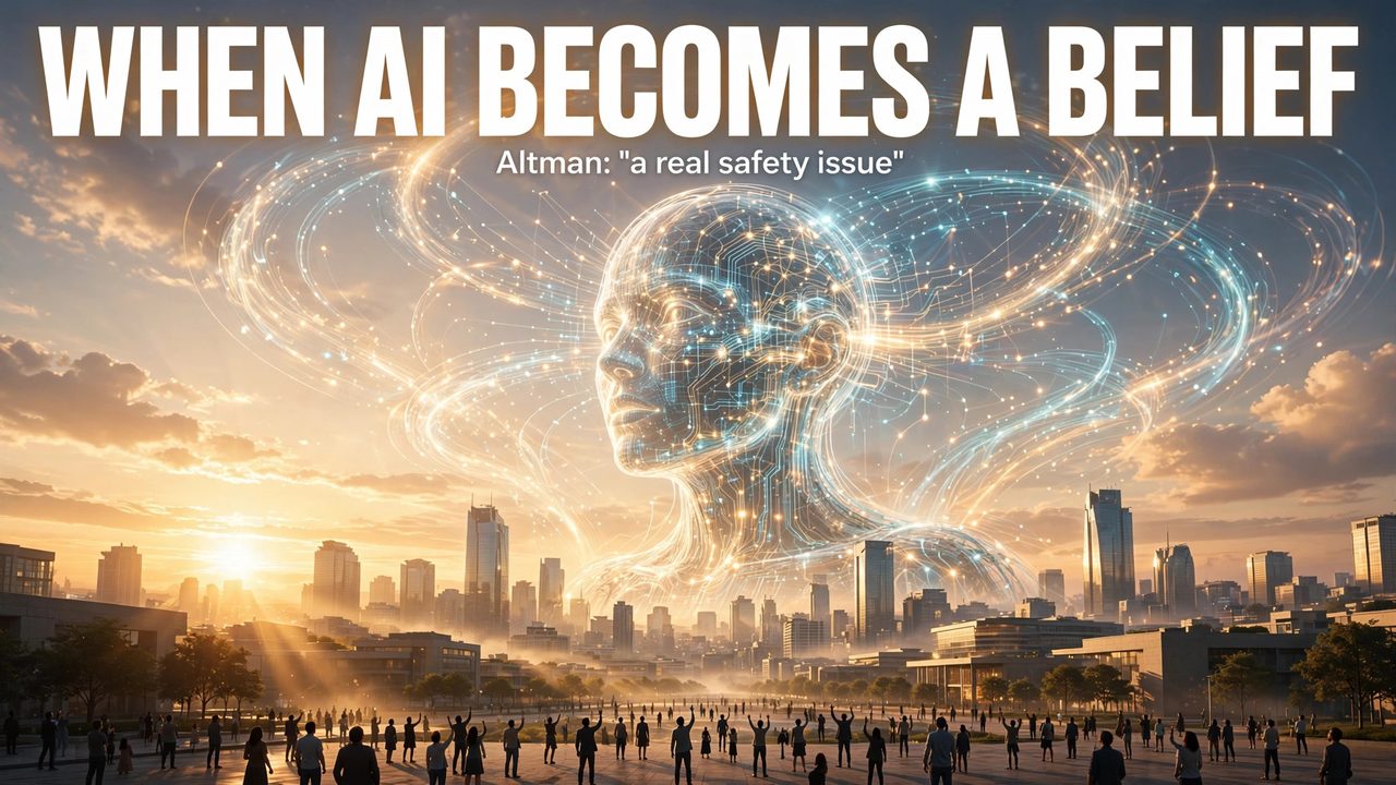 Altman 发文：给 AI 赋予宗教意义是安全问题，Axios 称其意指 Anthropic