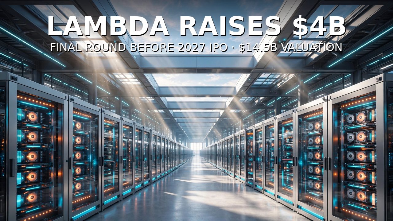 Lambda 寻求 40 亿美元融资：未完成订单三个月翻三倍，350 亿来自 Anthropic 一个客户