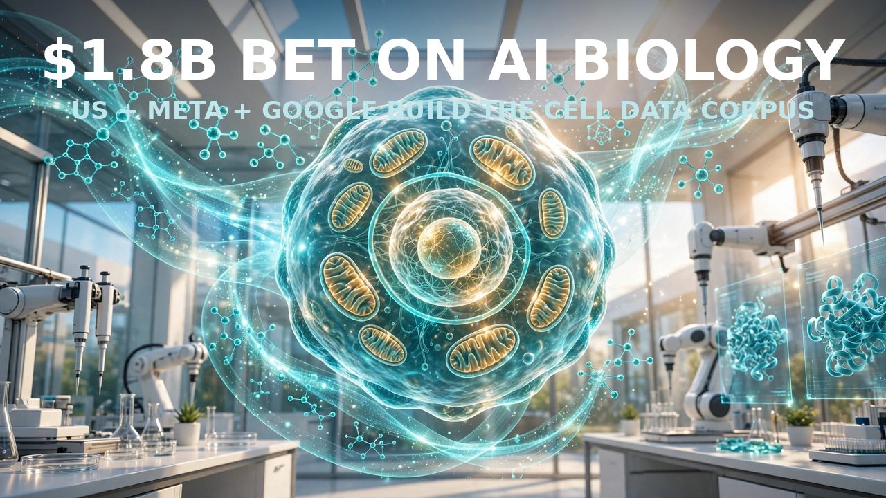 美政府、Meta、谷歌加入 Biohub：18 亿美元建生物学 AI 开放数据集