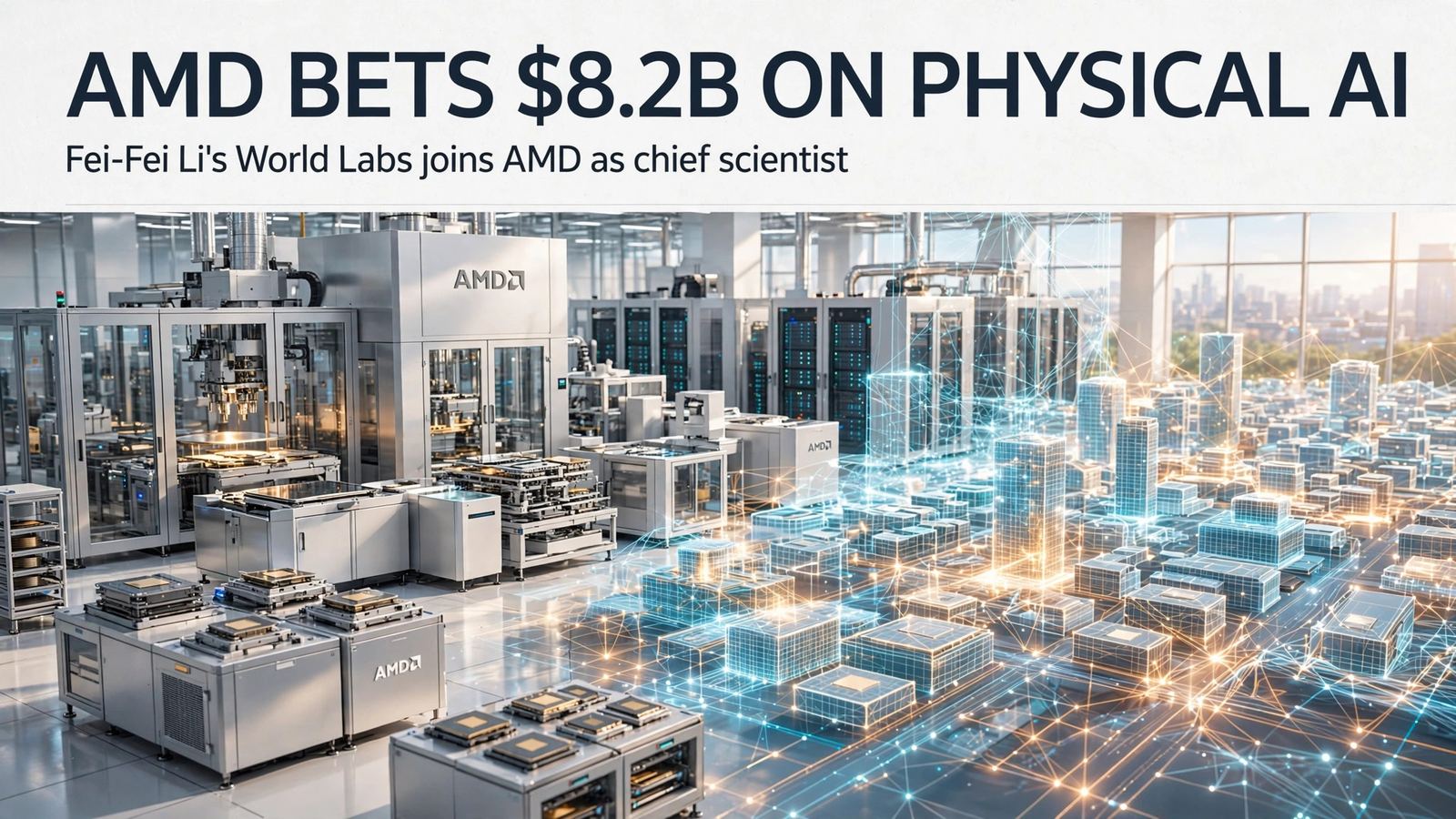 AMD 以 82 亿美元收购李飞飞 World Labs，李飞飞任首席科学家