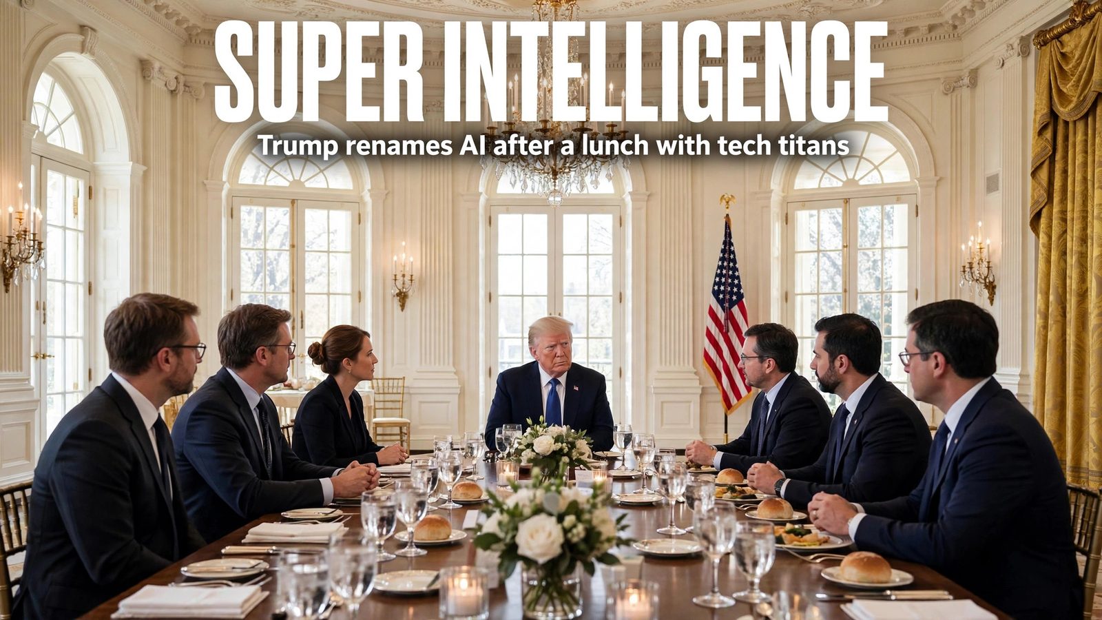 特朗普给 AI 改名：政府文件统称 Super Intelligence，今晚签行政令